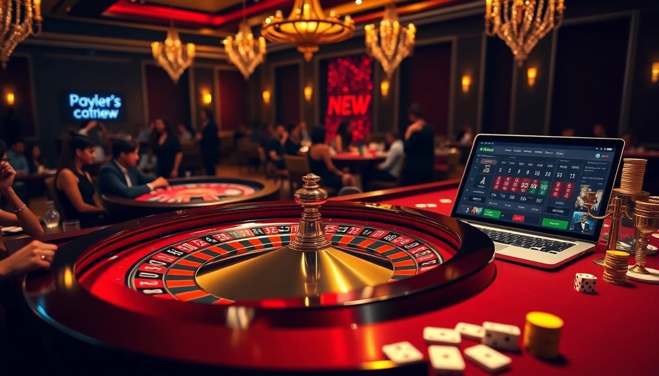Experience thrilling roulette gameplay at 888new with vibrant colors and elegant casino atmosphere.