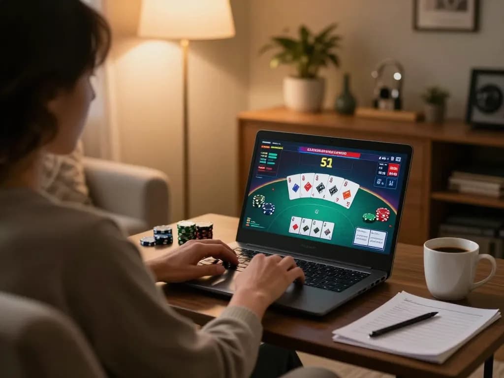 KONG88 online gaming session with a relaxed setup, showcasing smartphone and laptop gameplay.