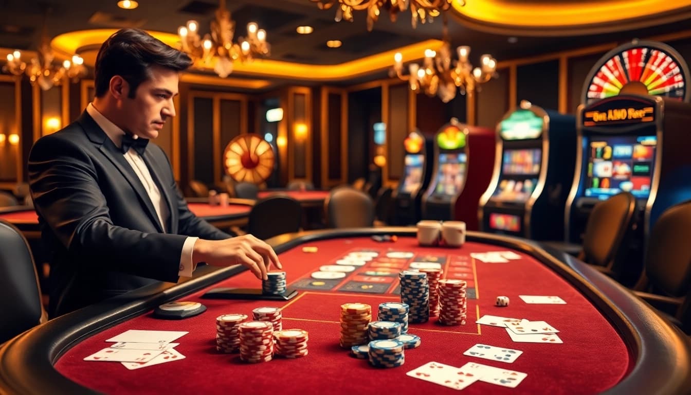 Experience the excitement of gambling at https://f8bet.me.uk/ with high-stakes poker, vibrant slot machines, and thrilling roulette.