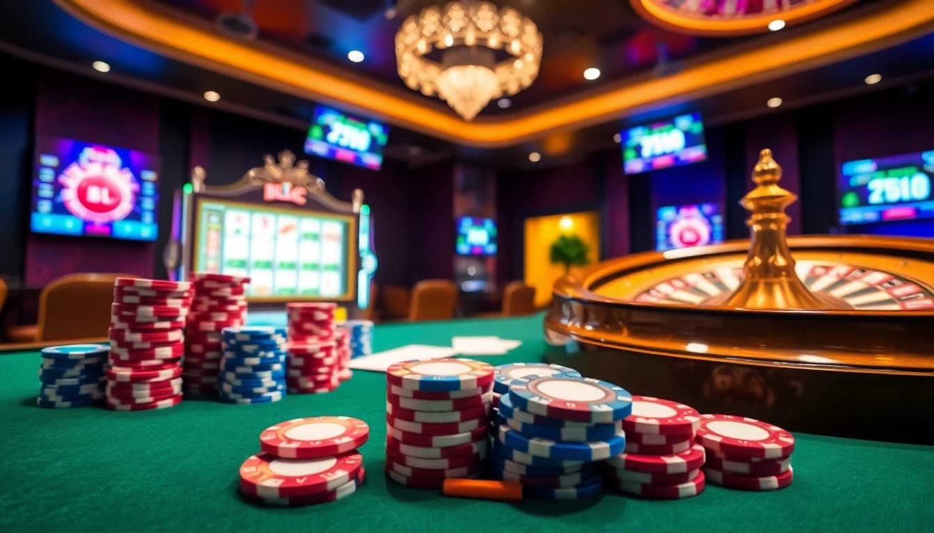 Experience dynamic online betting at BL555 with engaging casino visuals and vibrant gameplay elements.