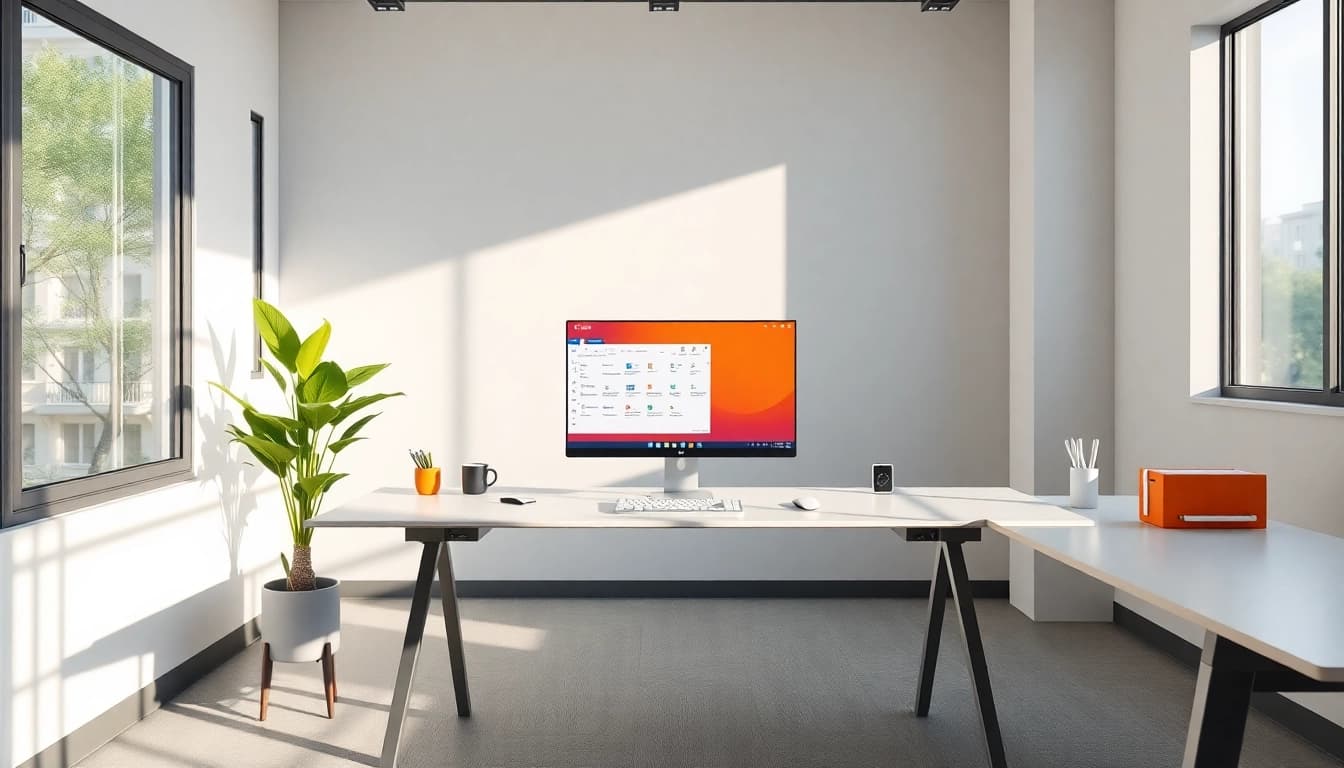 Workflow enhanced with WPS官网下载 in a modern office setup.