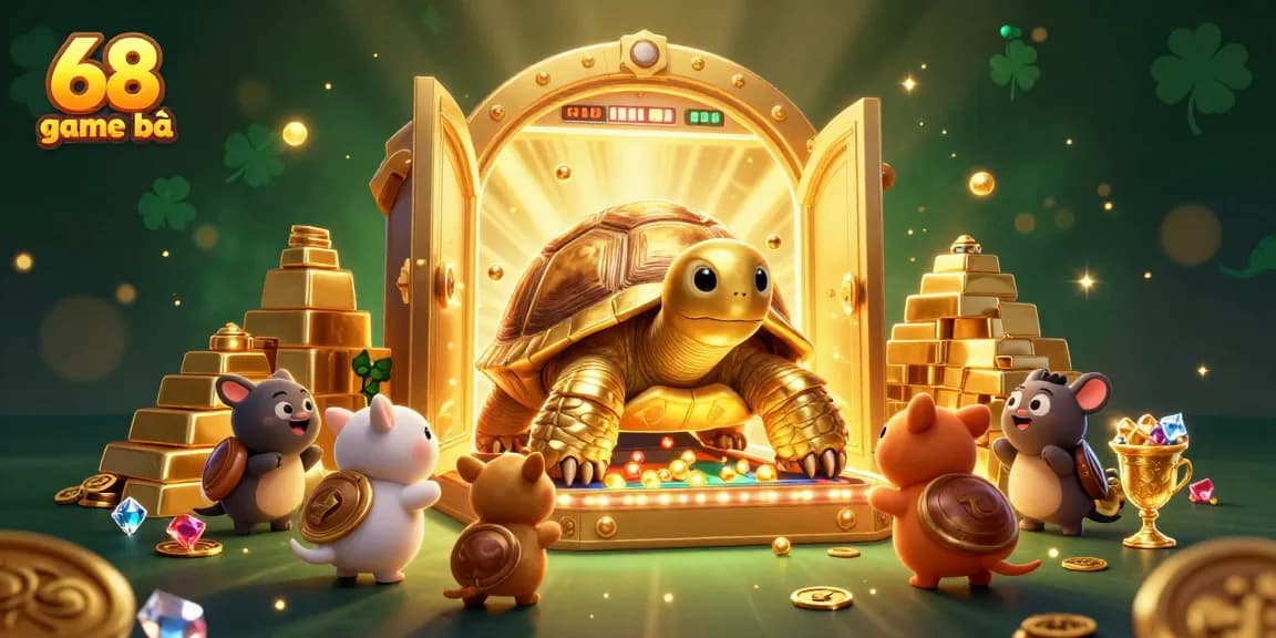 Experience thrilling action at 68 game bài with a vibrant, dazzling scene of rewards and excitement.