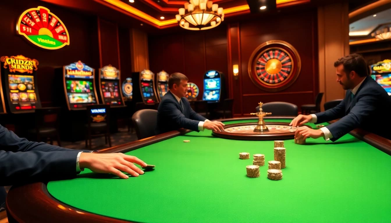 Experience the excitement of playing at vn88 with high-stakes poker and vibrant casino tables.
