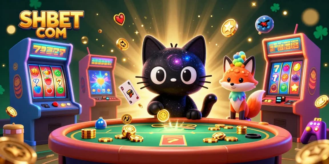 Engage in thrilling casino gameplay at SHBET COM, featuring vibrant slot machines and unforgettable cosmic characters.