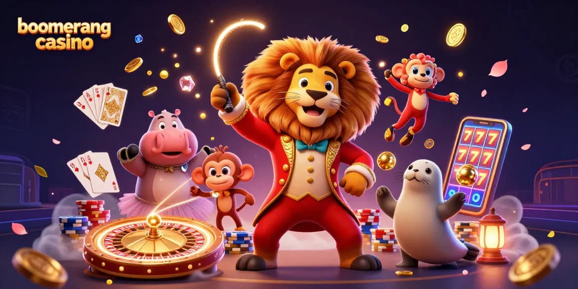 Uživajte v boomerang casino igrah s spektakularno 3D ilustracijo igralnih avtomatov in junaki.