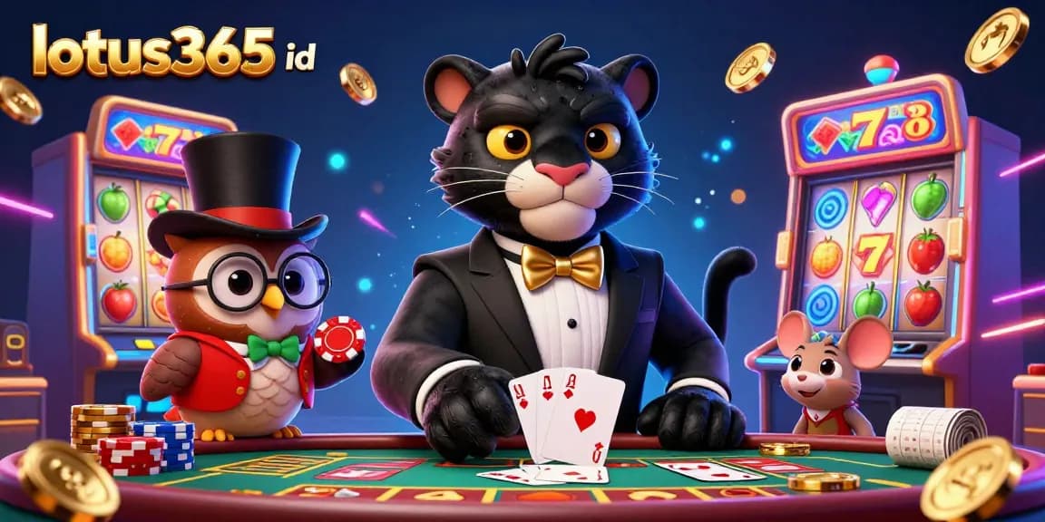 Engage with the thrilling lotus365 id experience while enjoying slot games with our animated casino characters.