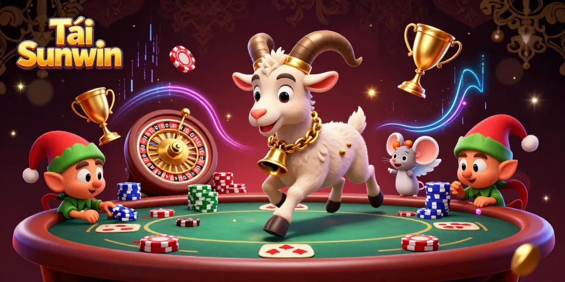 Play at Tải Sunwin with excitement as 3D characters steal the spotlight in a vibrant casino scene.