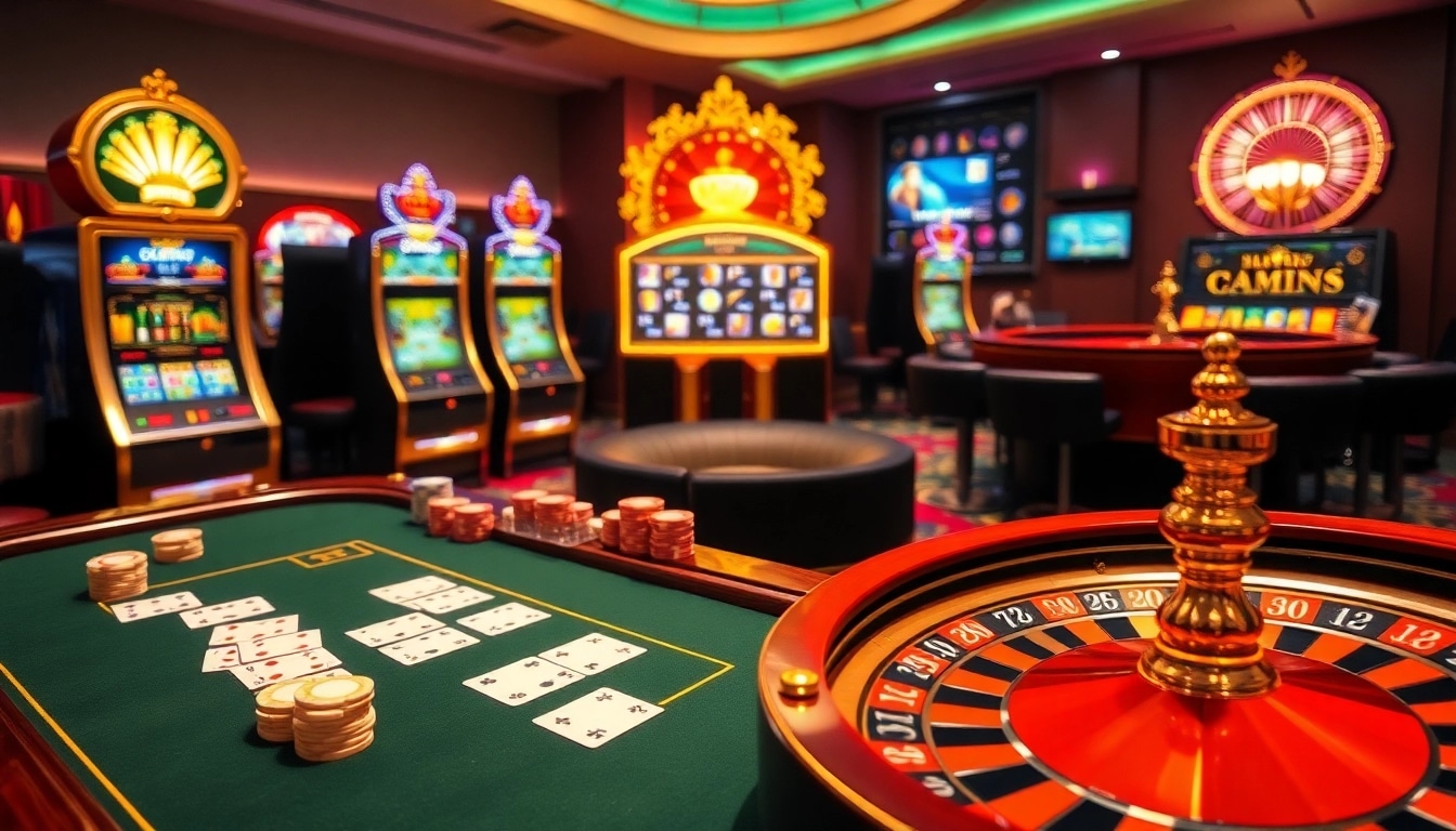 Engaging scene of 68 game bài gameplay at a luxurious online casino.