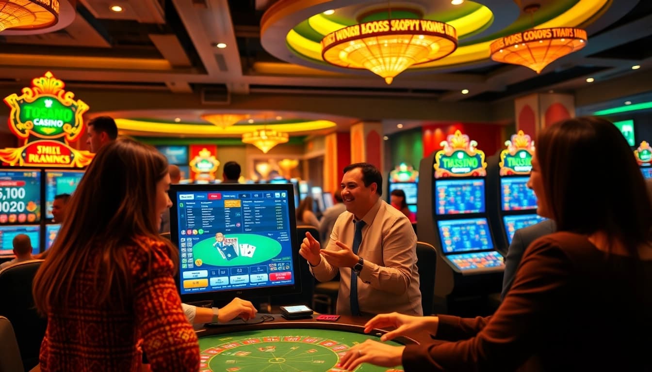 Engaging online gaming experience at 79king with players enjoying casino games.