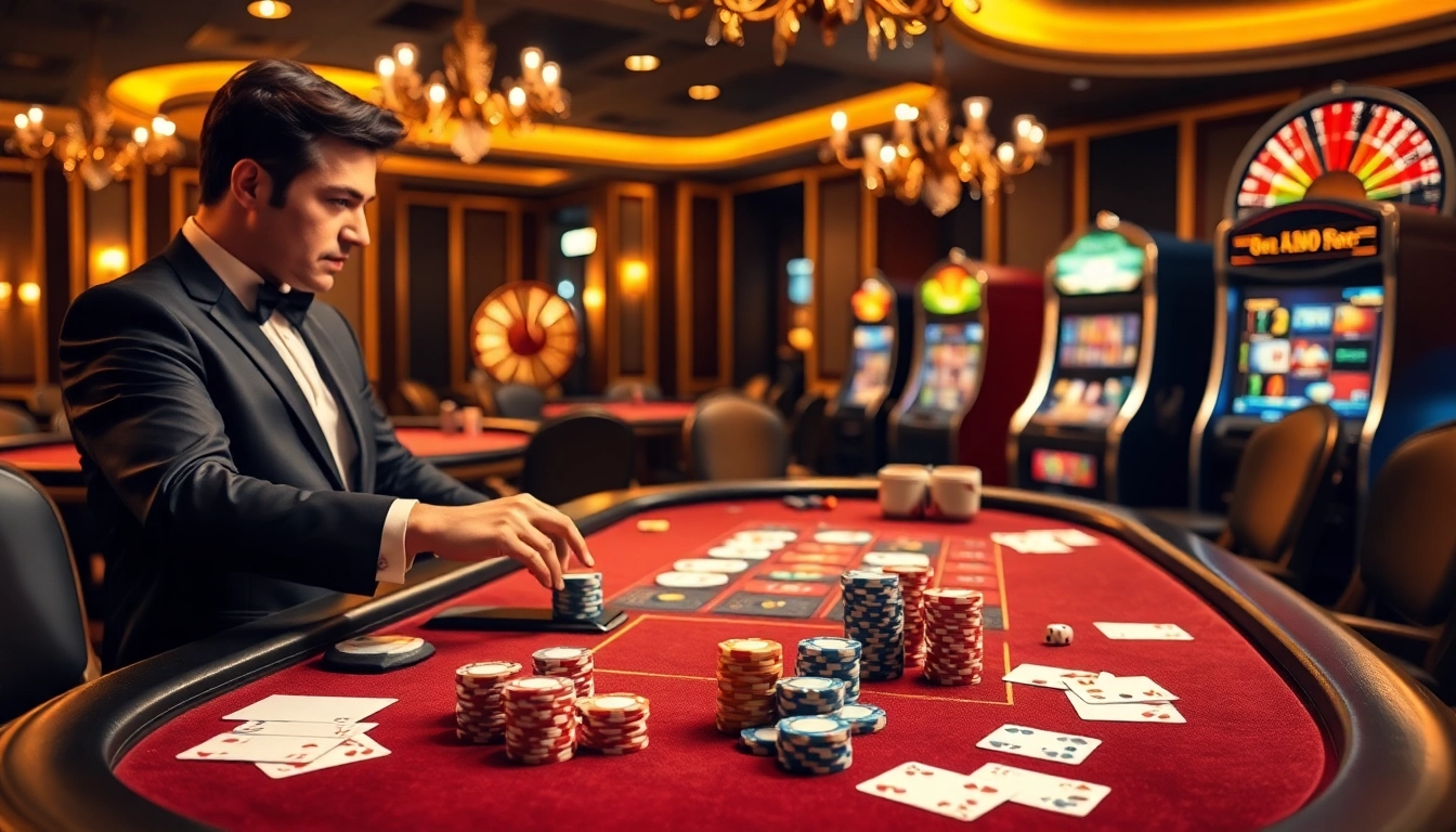 Experience the excitement of gambling at https://f8bet.me.uk/ with high-stakes poker, vibrant slot machines, and thrilling roulette.