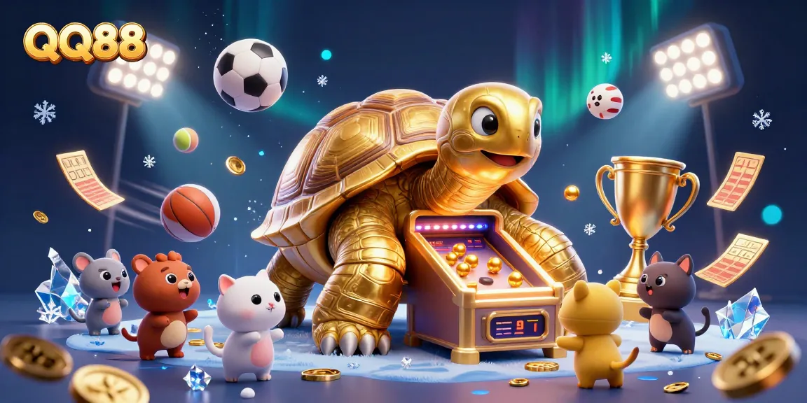 Experience the excitement of QQ88 with dynamic sports betting elements and a vibrant, engaging atmosphere.