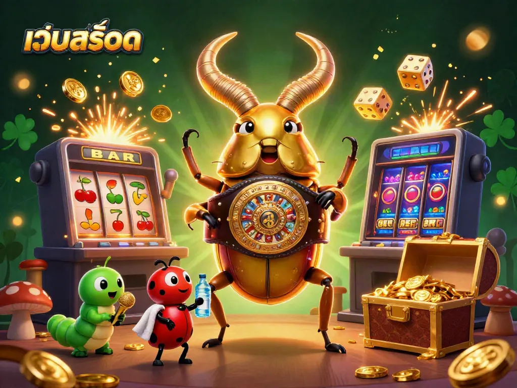 เล่นเกมสล็อต เว็บสล็อต บนแพลตฟอร์มสร้างสรรค์ที่มีสีสันเต็มไปด้วยฟีเจอร์