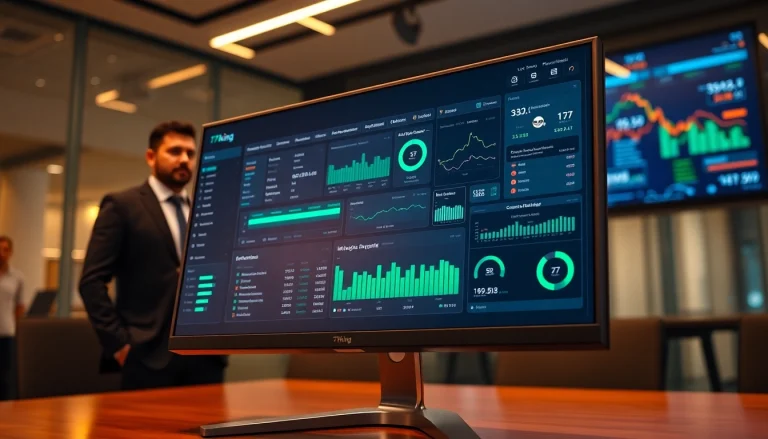 79king data-driven betting dashboard in a professional tech office setting