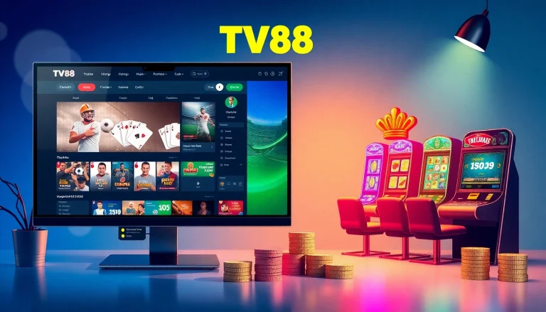 TV88 online betting platform showcasing a secure and modern gaming interface.