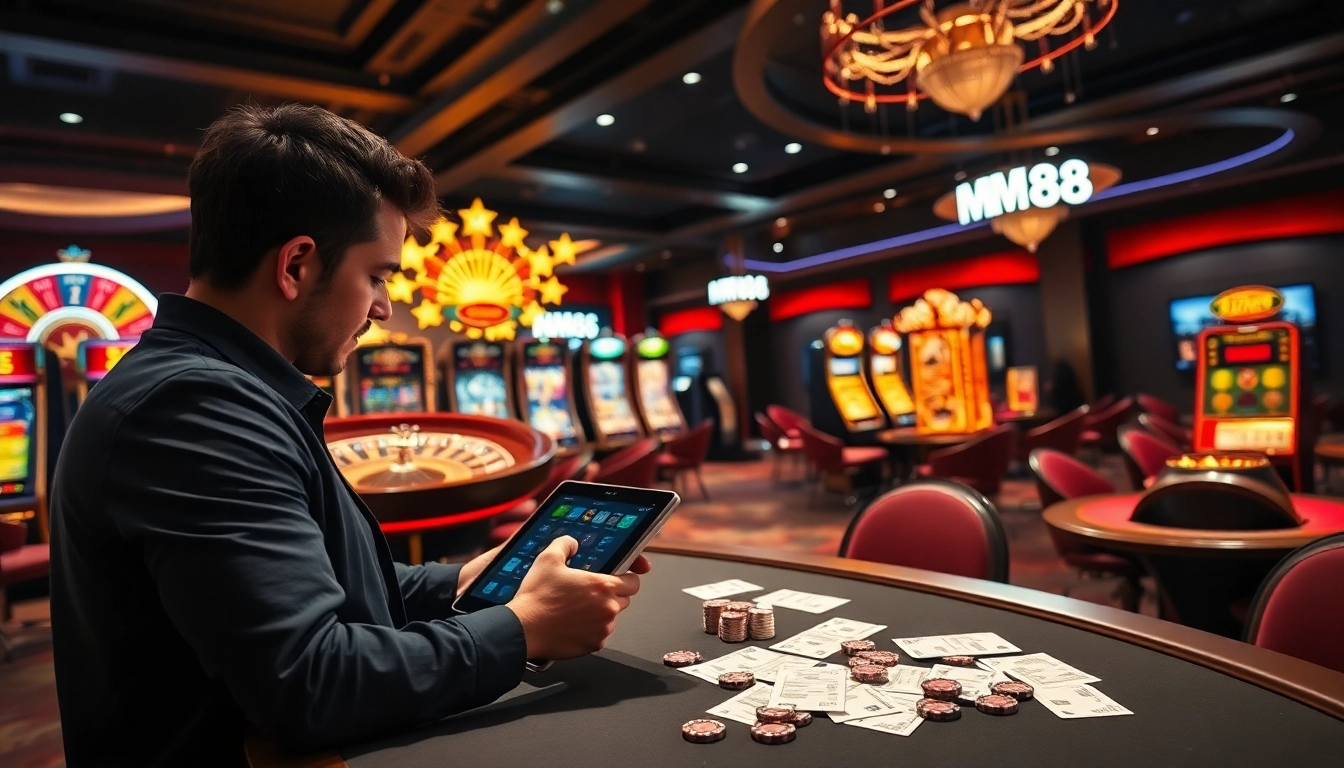 Experience the thrill of mm88 online gaming with lively poker tables and exciting casino games.