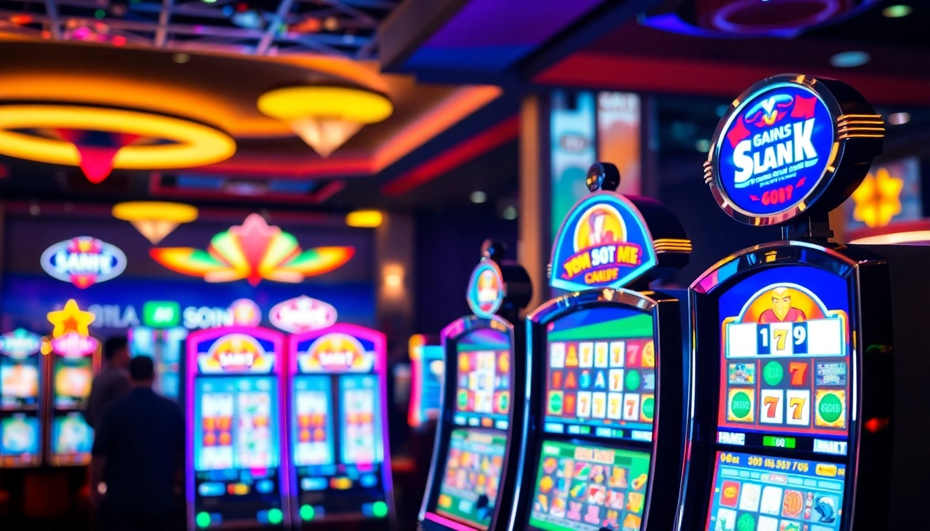 Menangkan Slot Game menarik dengan mesin cerah di kasino penuh kehidupan.