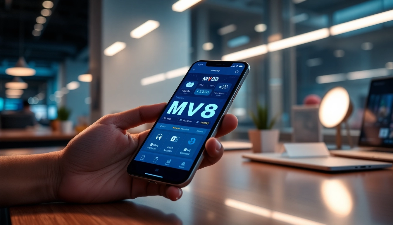 MV88 secure app interface showcasing fast USDT transactions in a modern workspace.