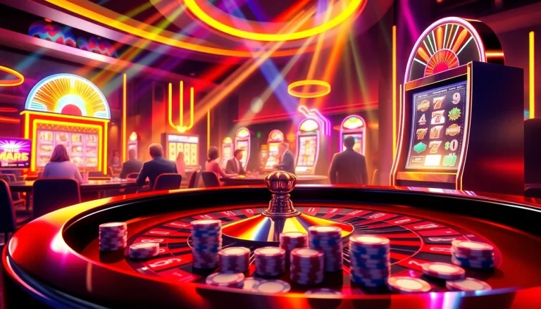 Experience the thrill of winning at https://jun88.buzz/ with lively casino tables and vibrant roulette wheels.