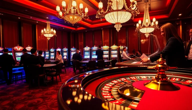 Experience the thrill of Casino TG88 with roulette games, vibrant slot machines, and professional dealers.