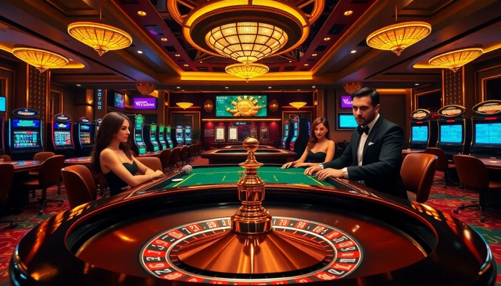 Engage with thrilling roulette action at https://kjc.uk.com/, showcasing high-stakes excitement in a luxurious casino atmosphere.