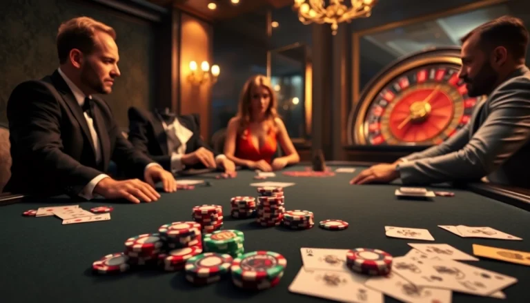 The excitement of high-stakes poker gameplay at https://new88bet.us/, showcasing luxury and thrill.