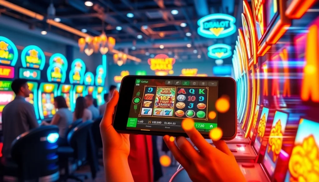 Exciting online gaming scene featuring doaslot interface and players.