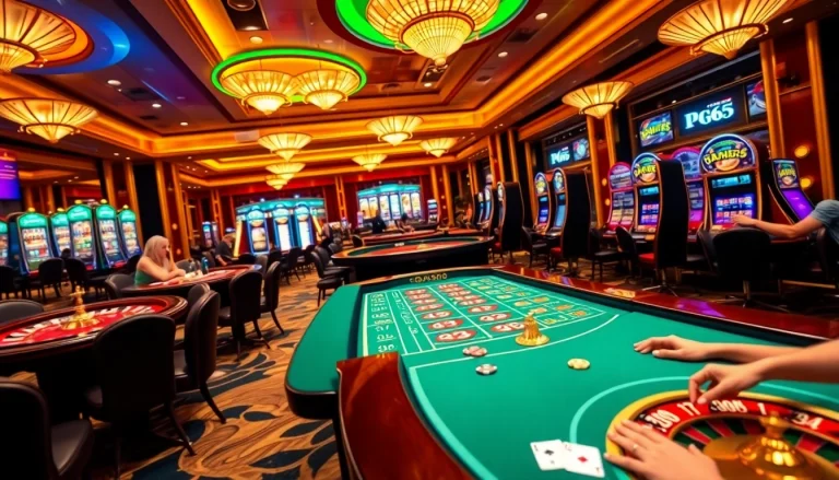 Experience the excitement of PG66 with vibrant casino tables and thrilling online gameplay.