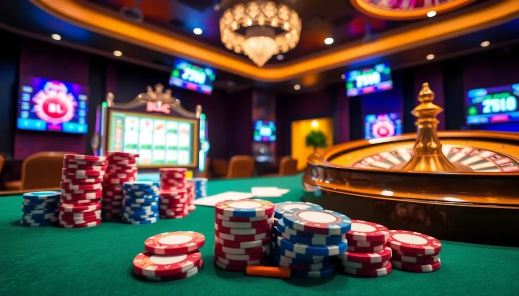 Experience dynamic online betting at BL555 with engaging casino visuals and vibrant gameplay elements.