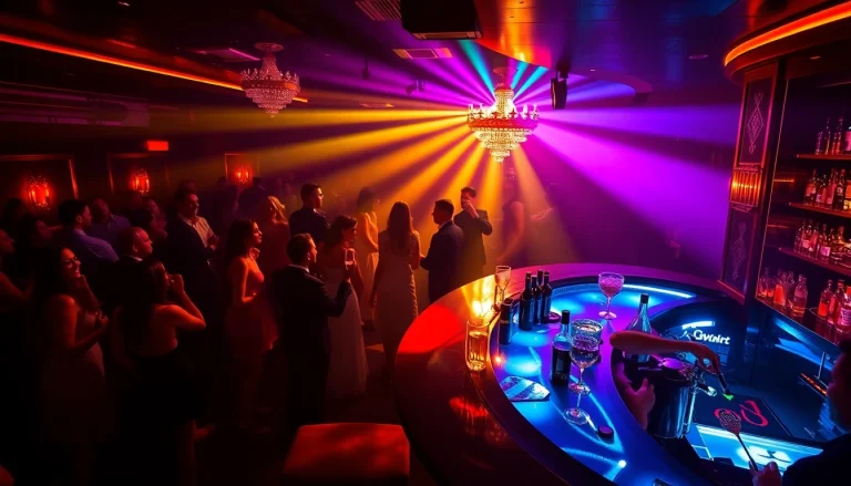 Vibrant nightlife at Club Noir, the top Night club sxm featuring stunning performers and lively atmosphere.