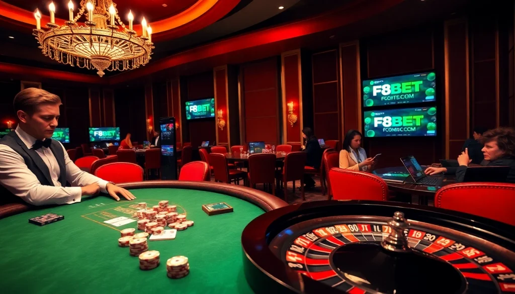 Experience thrilling poker action at F8BET COM with luxurious settings and high-stakes gameplay.