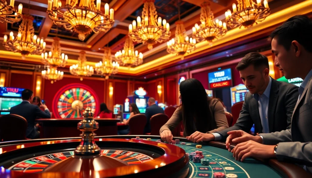 Experience the thrill of 11UU at a luxury casino gaming table.