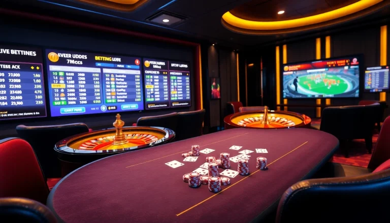 Experience the excitement of 7mcn betting at a luxurious casino.