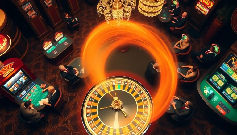 Players experiencing the excitement of f168 at a vibrant, high-stakes casino table.