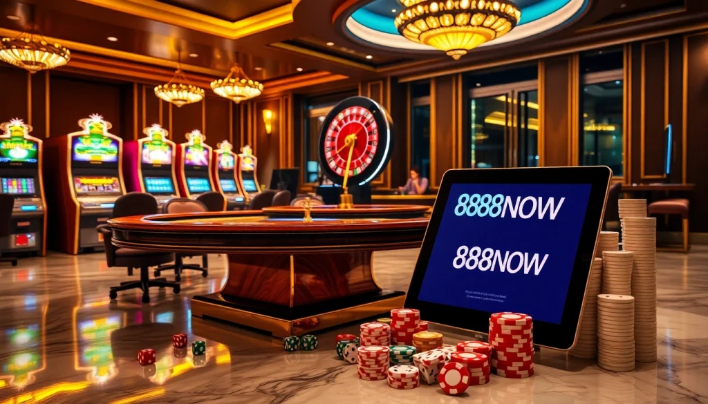 Join the thrill at 888NOW's casino with vibrant games and winning opportunities!
