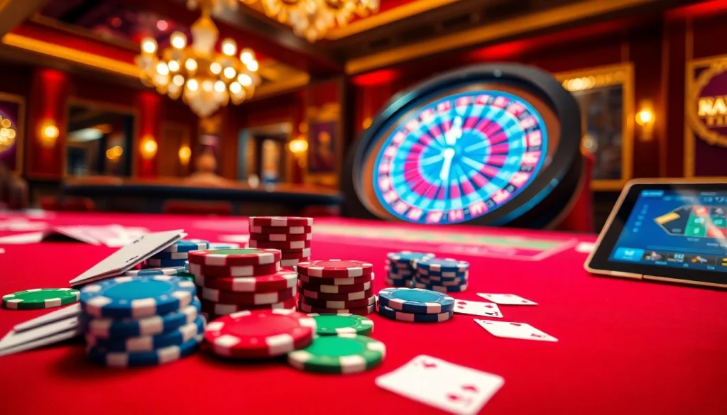 Experience the thrill of JW8 with vibrant casino visuals featuring colorful chips and elegant cards.