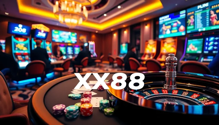 Experience thrilling actions at XX88 online casino with vibrant games and betting excitement.