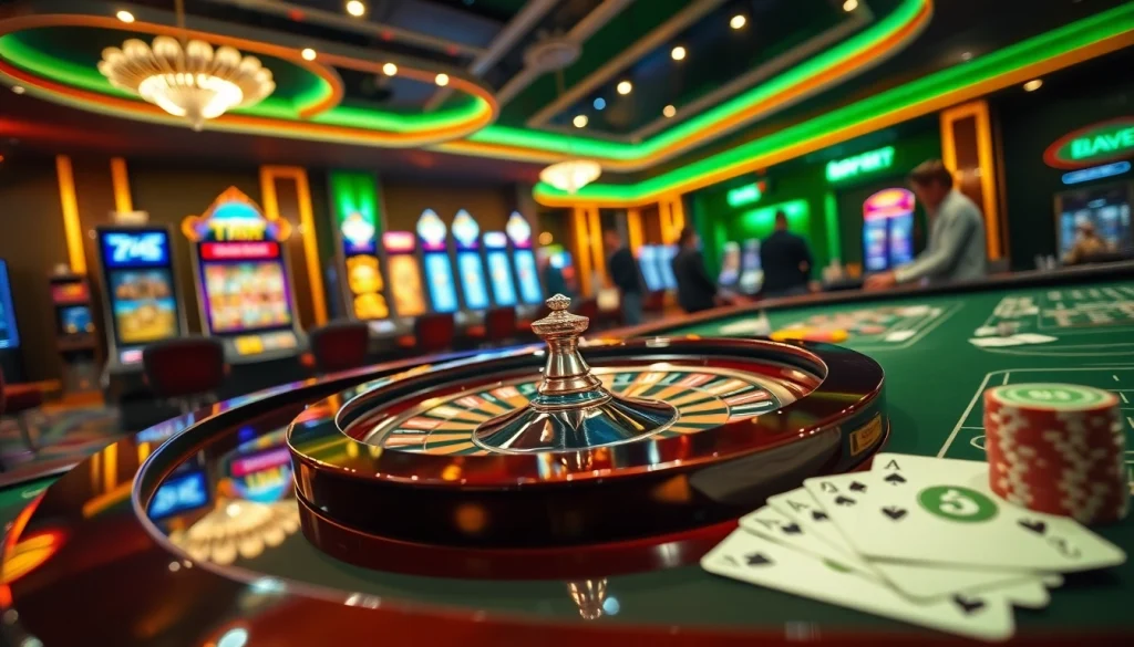 Engage in thrilling gameplay with Superbet at an upscale casino table.
