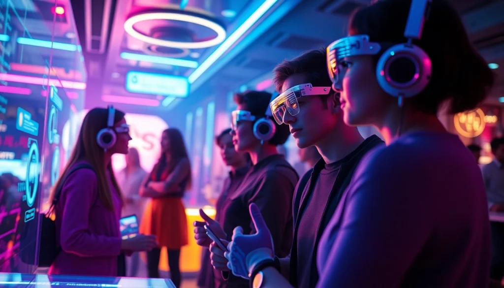 Engaging interaction in a vibrant digital environment showcasing free sex ai characters