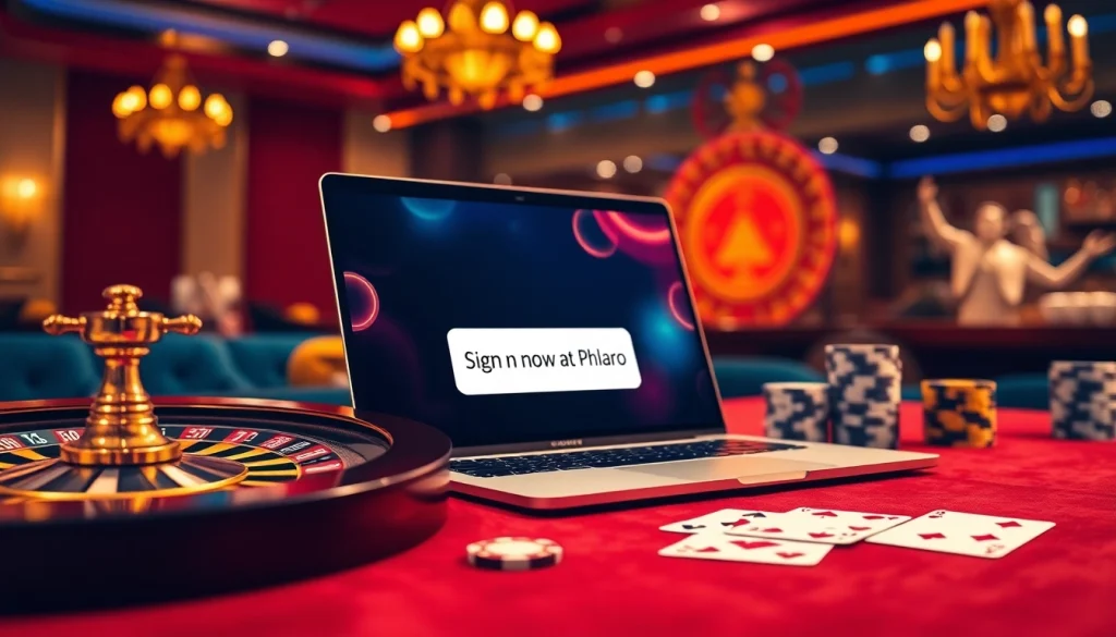 Experience thrilling gameplay and exclusive bonuses when you Sign up now at Phlaro online casino.