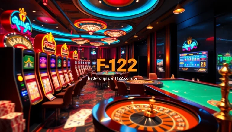Experience the thrill of gambling at https://f122.com.br/ with vibrant slot machines and poker tables.