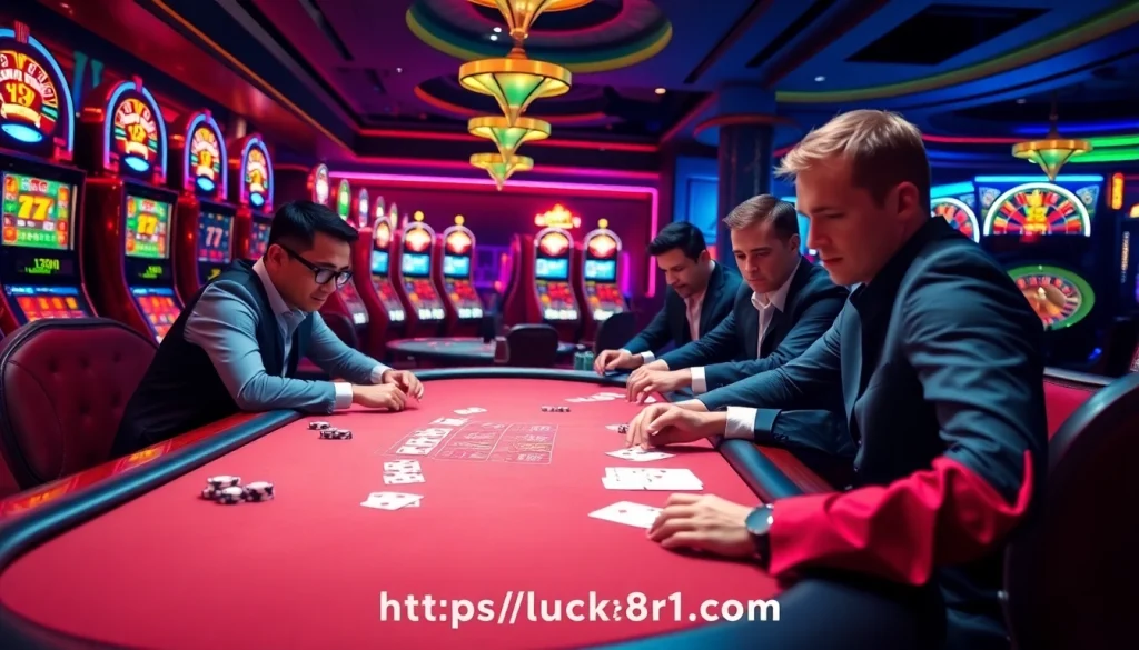Experience thrilling poker action and vibrant slot machines at https://luck8r1.com, your top gambling destination.