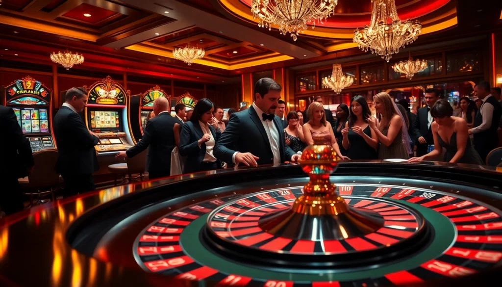 Winning moments at LINK VÀO Bomwin with players enjoying the vibrant casino atmosphere.