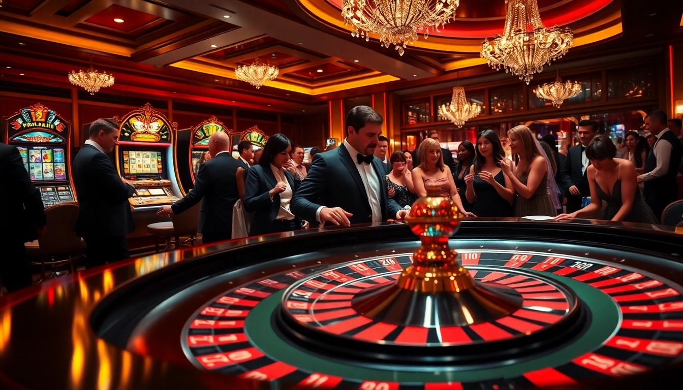 Winning moments at LINK VÀO Bomwin with players enjoying the vibrant casino atmosphere.