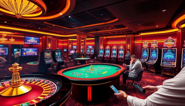 Players enjoying the immersive PHTAYA online casino experience with vibrant games and secure betting.