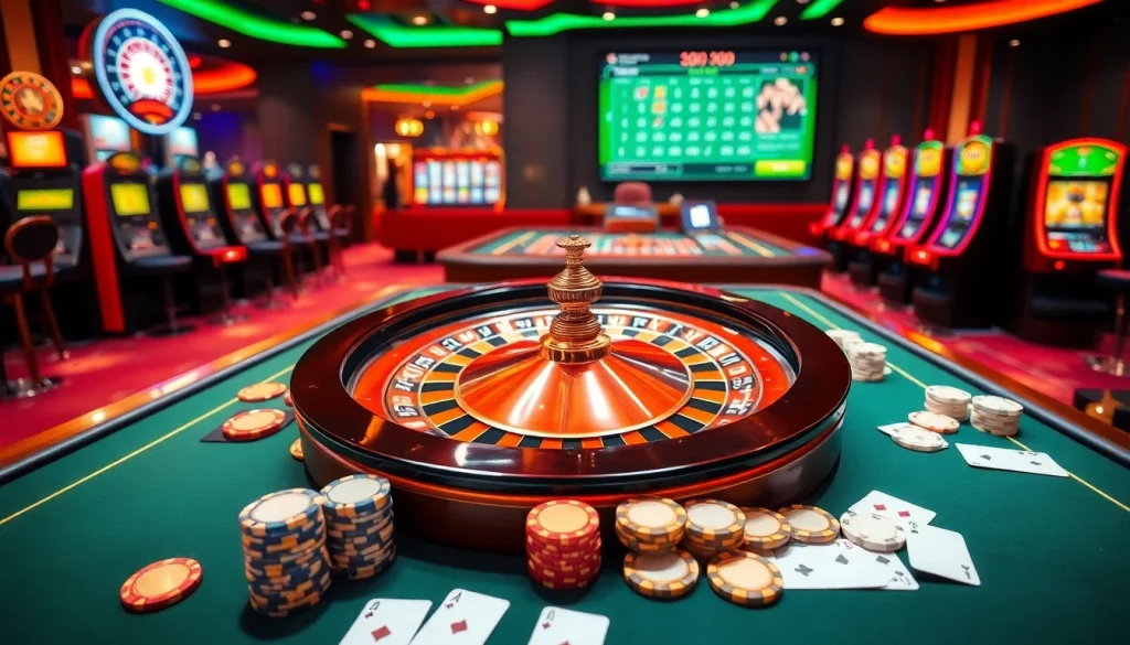 Experience the thrill of online gaming at mmoo88.us.com with vibrant casino elements.