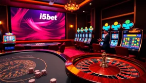 Experience thrilling moments at an i5bet casino with vibrant tables and exciting slots.