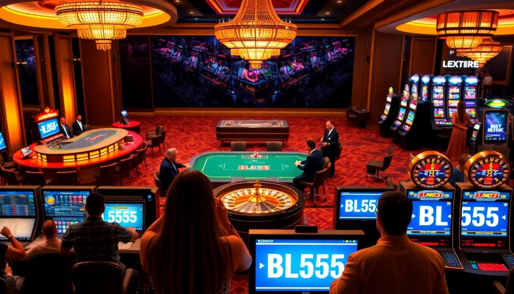 Experience top-notch gaming at BL555 with a vibrant casino atmosphere and exciting betting options.