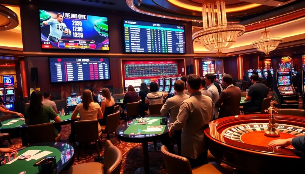 Experience the excitement of แทงบอลยังไง with dynamic sports betting and casino visuals.