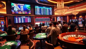 Experience the excitement of แทงบอลยังไง with dynamic sports betting and casino visuals.