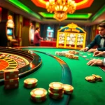 Experience elite gaming at sv388 with a vibrant roulette table and luxury casino features.